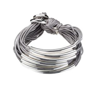 Gillian Julius gray silver bracelet